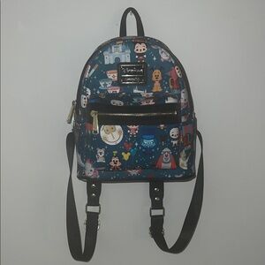Loungefly Blue Disney Character Backpack